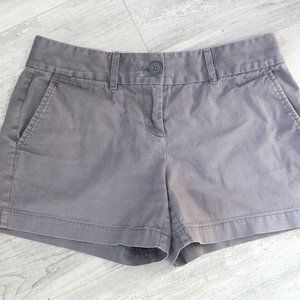 Ann Taylor Loft Chino Shorts Gray 0